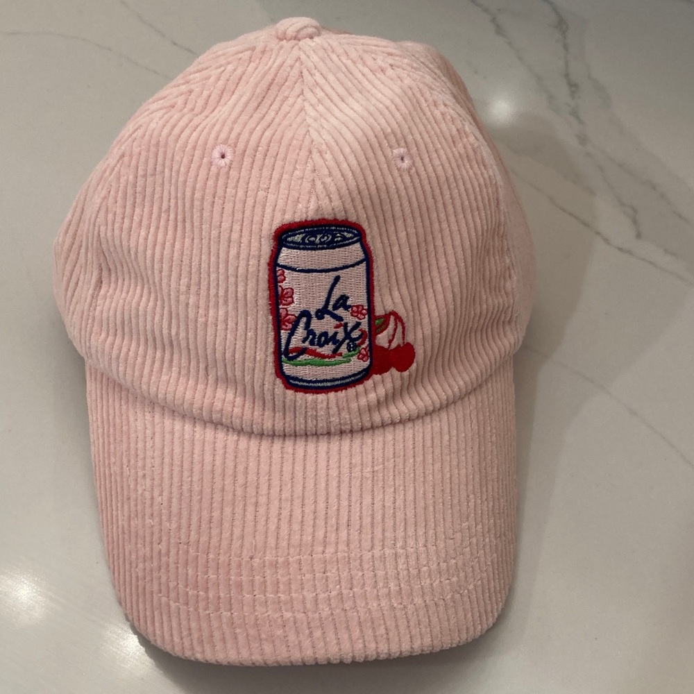 NEW: Pink LaCroix Embroidered Cap